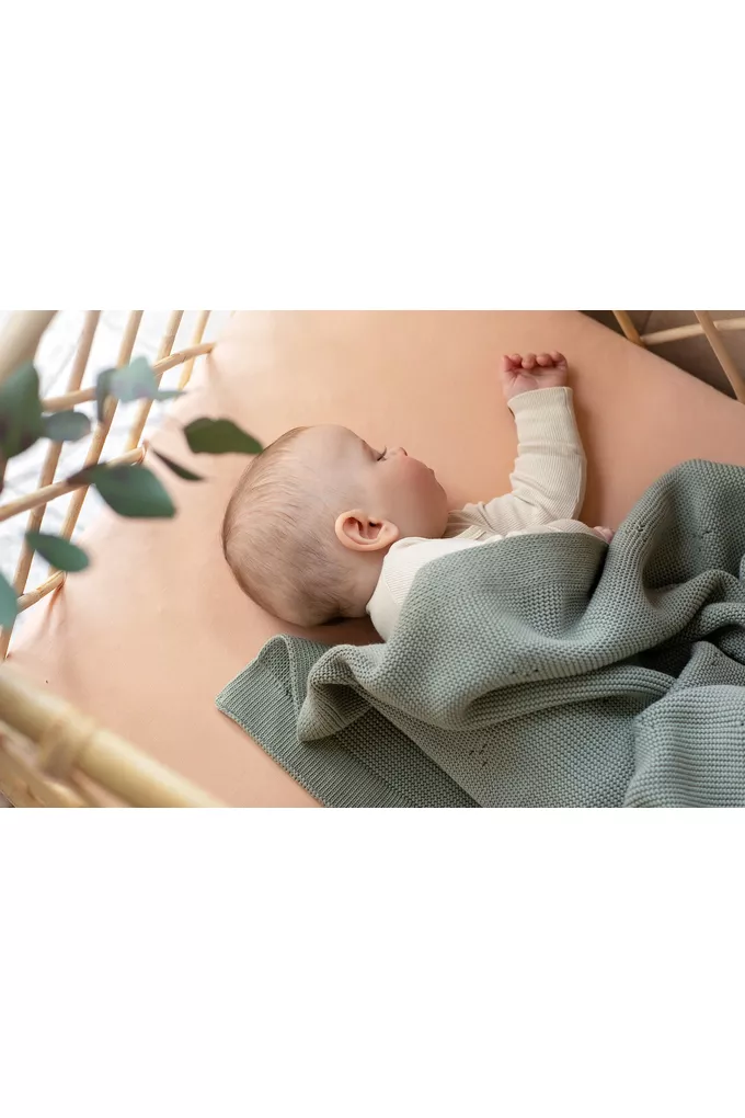 POOFI Prześcieradło Organic&amp;Color 70x140 kolor: latte