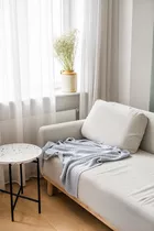 POOFI Kocyk bambusowy Oslo kolor: morelowy