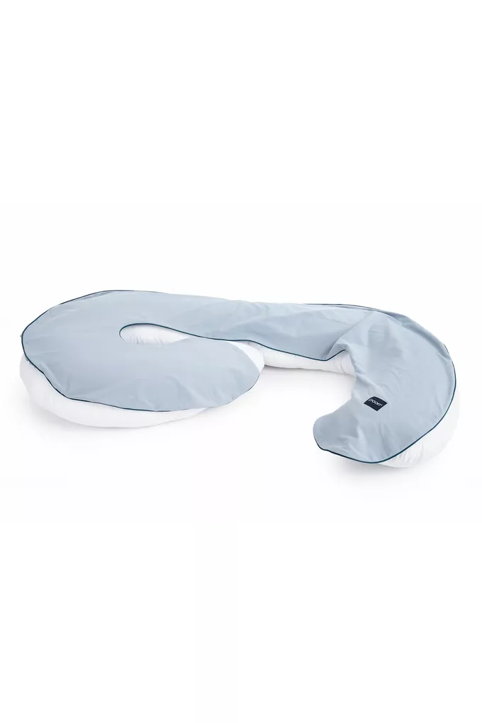 POOFI Pokrowiec na poduszkę ciążową Oranic kolor: dusty blue