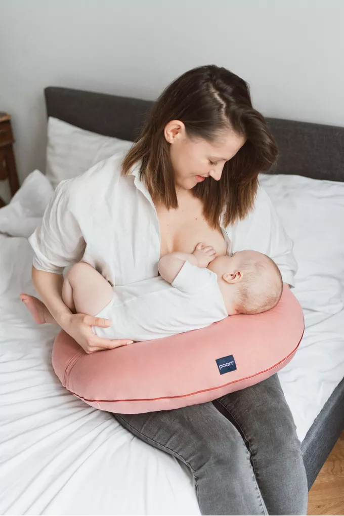 POOFI Poduszka do karmienia Organic kolor: herbaciana róża