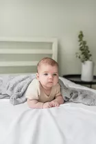 POOFI Kocyk bambusowy Milano kolor: kokosowy