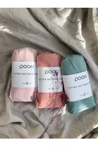 POOFI Prześcieradło Organic&amp;Color 60x120 kolor: herbaciana róża