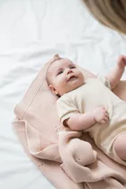 POOFI Kocyk bawełniany Paris kolor: khaki