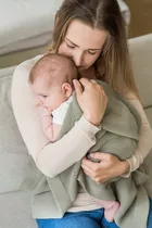 POOFI Kocyk bawełniany Paris kolor: herbaciana róża