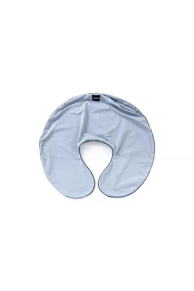 POOFI Pokrowiec na poduszkę do karmienia Organic kolor: dusty blue