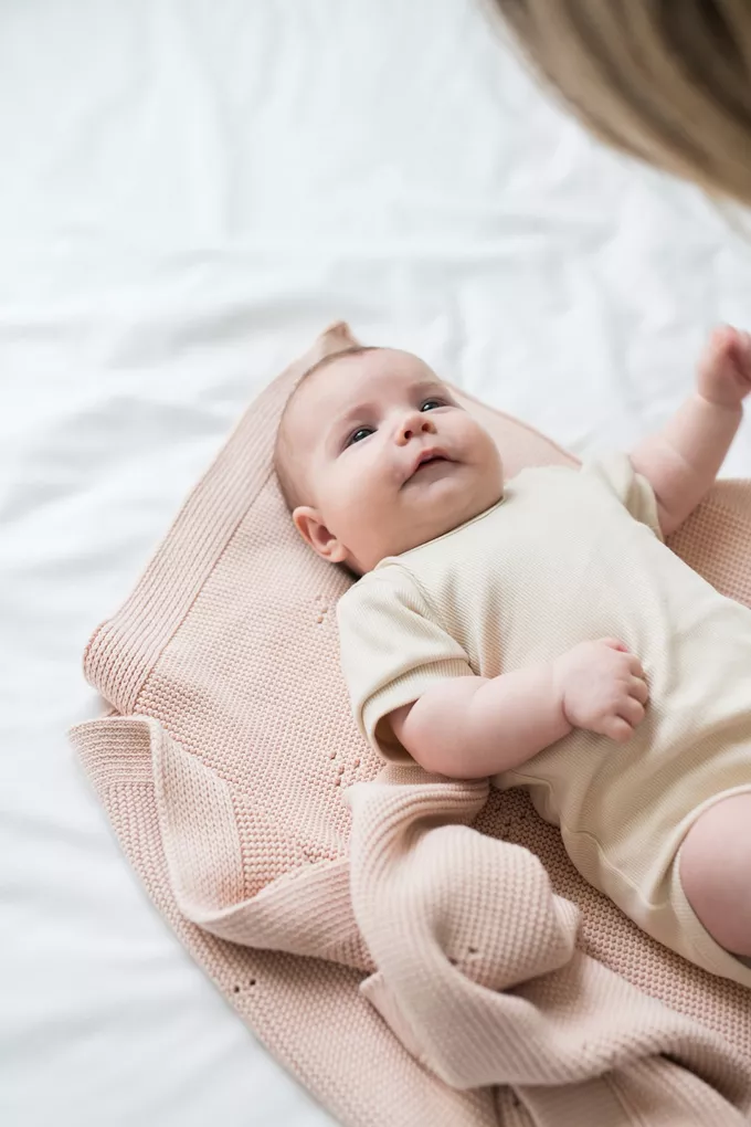 POOFI Kocyk bawełniany Paris kolor: khaki