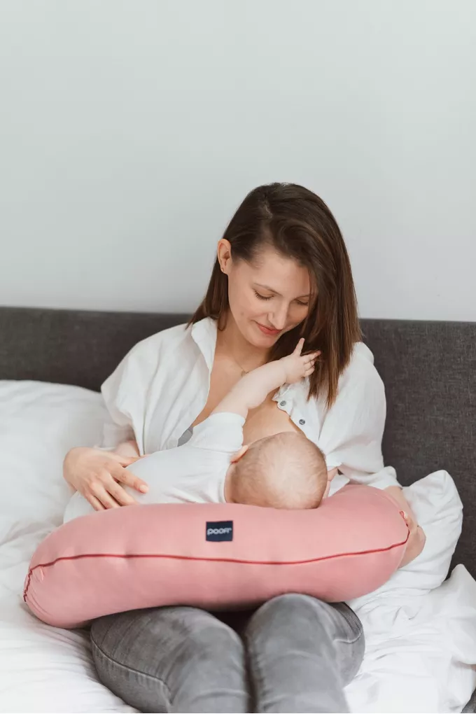 POOFI Poduszka do karmienia Organic kolor: herbaciana róża