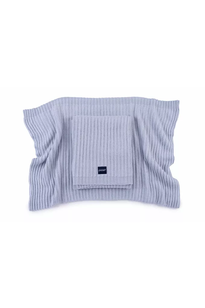 Kocyk bambusowy Oslo kolor: dusty blue