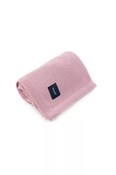 Kocyk bambusowy PUUKI (Poofi) Faro 85x85 kolor: vintage pink