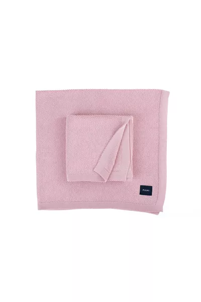Kocyk bambusowy PUUKI (Poofi) Faro 85x85 kolor: vintage pink