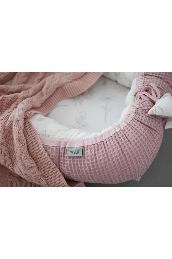 Kokon niemowlęcy Cottonwaffel Love &amp; Rosy
