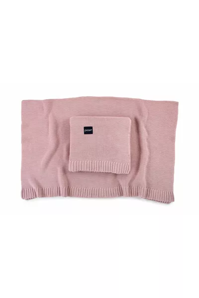 POOFI Kocyk bambusowy PURE kolor: vintage pink