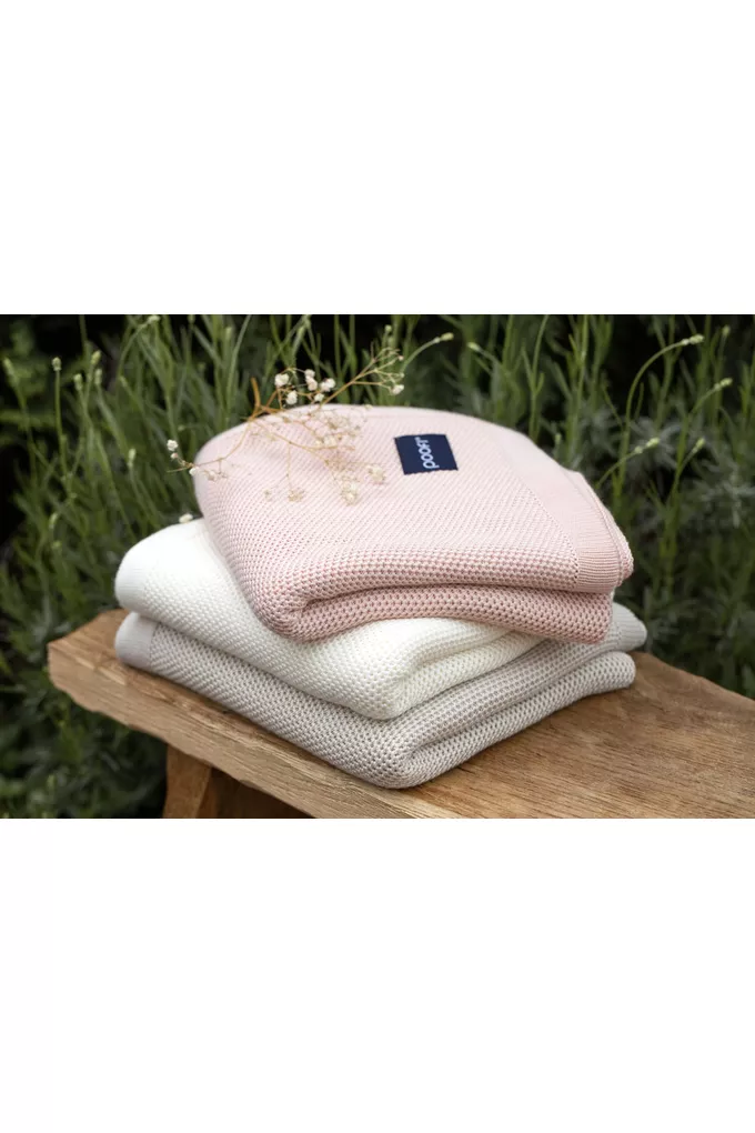 POOFI Kocyk bambusowy Faro kolor: vintage pink