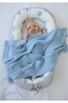 Kocyk bambusowy Baby Blue