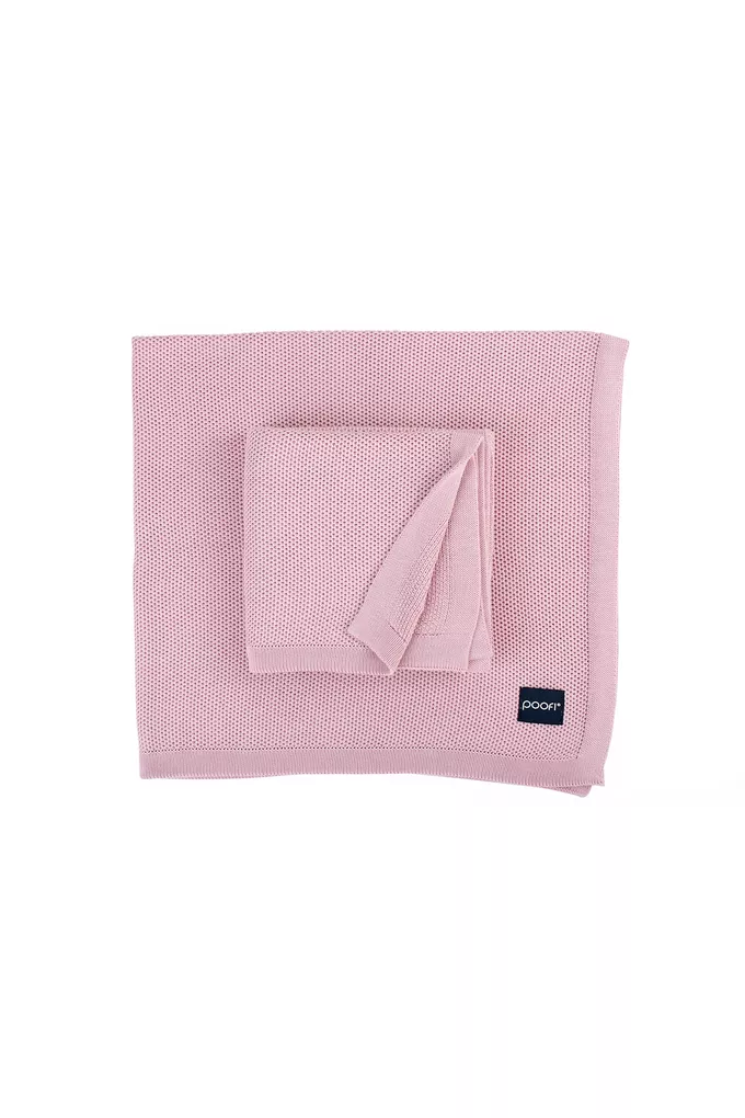 POOFI Kocyk bambusowy Faro kolor: vintage pink