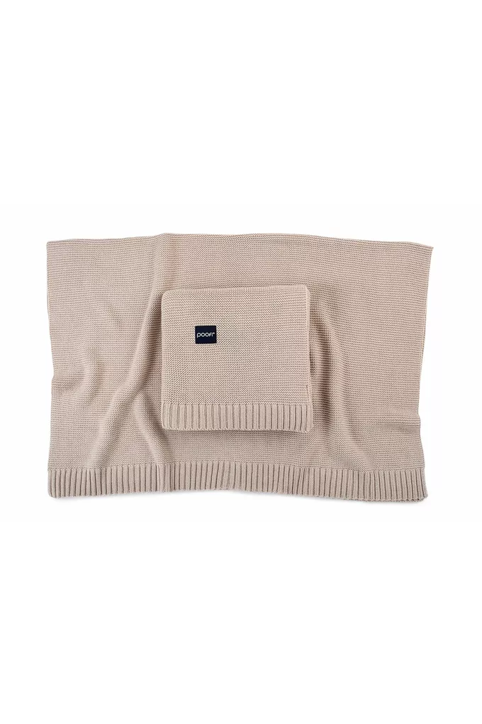 POOFI Kocyk bambusowy PURE kolor: cappuccino