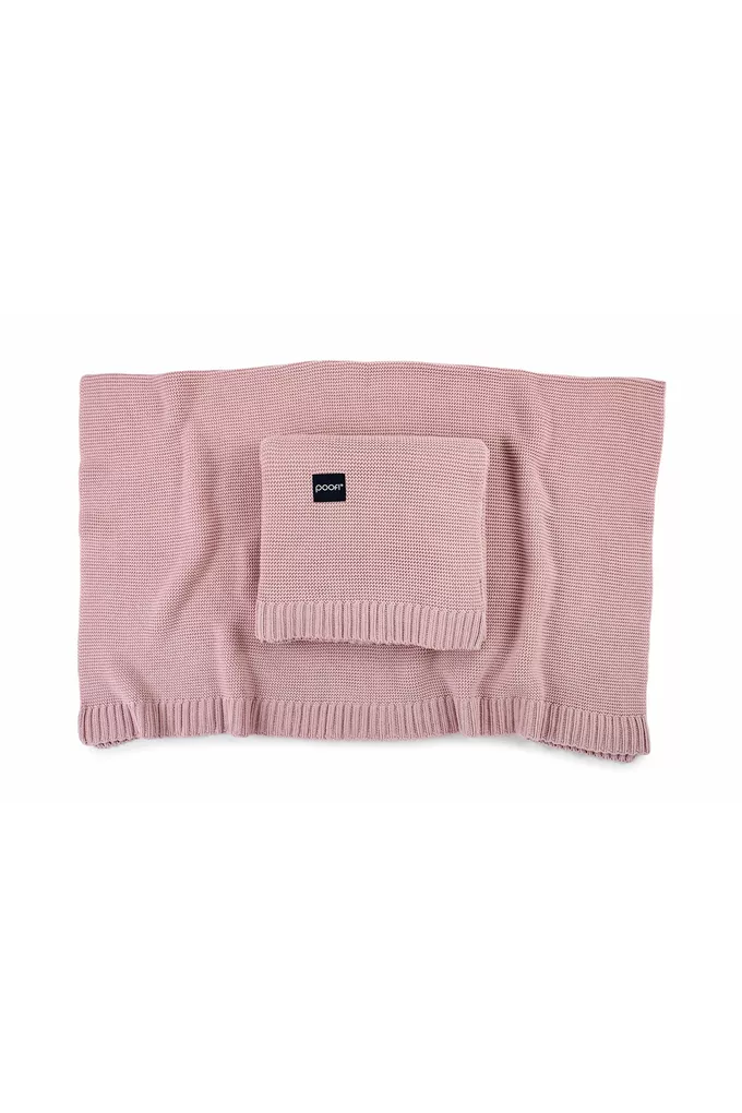 POOFI Kocyk bambusowy PURE kolor: vintage pink