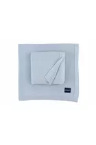 POOFI Kocyk bambusowy Faro kolor: dusty blue