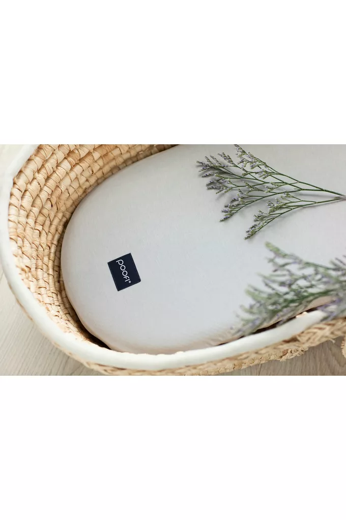 POOFI Prześcieradło do wózka Organic kolor: lawenda