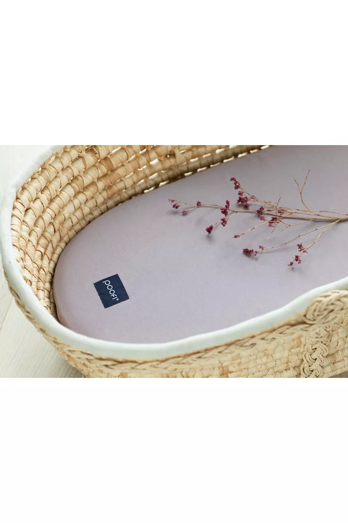 POOFI Prześcieradło do wózka Organic kolor: lawenda