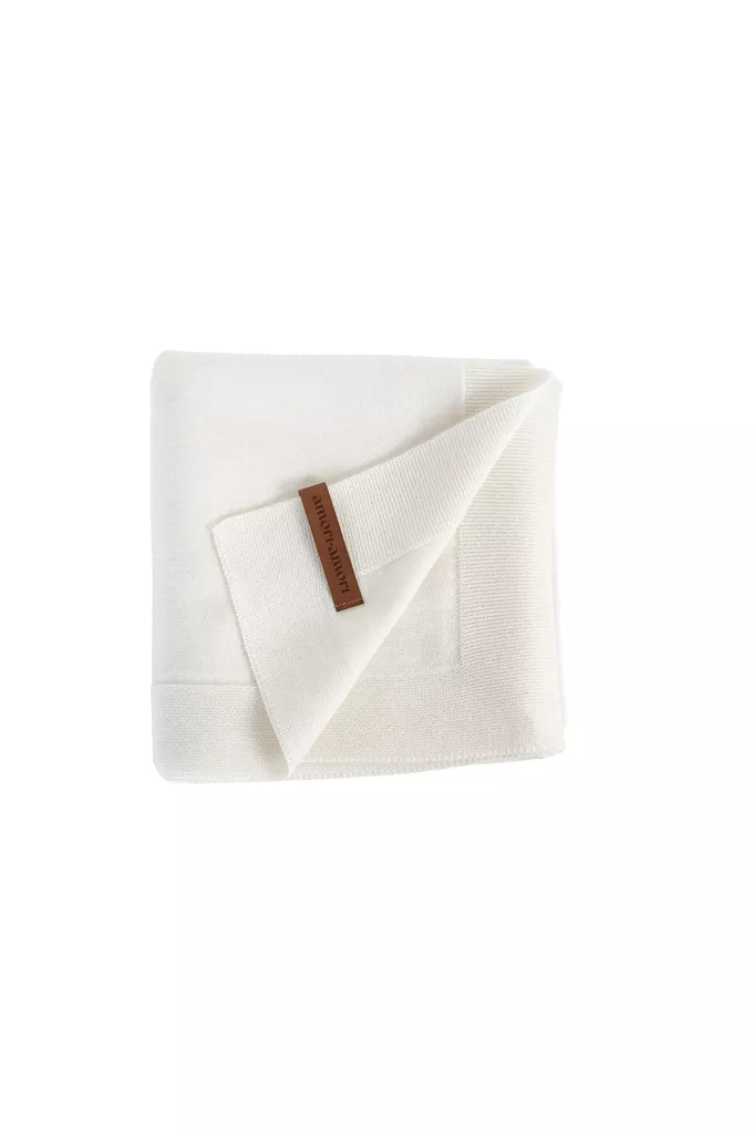 Kocyk merino amori amori Cozy 85x85 kolor: śmietankowy