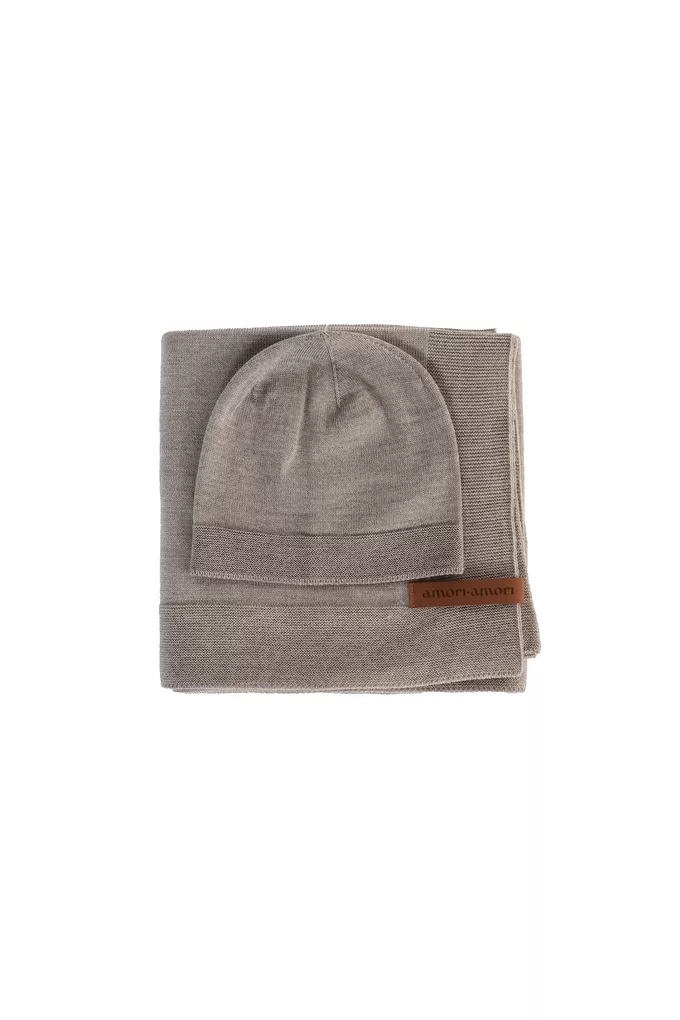 Zestaw merino amori amori Cozy kolor: delikatny brąz