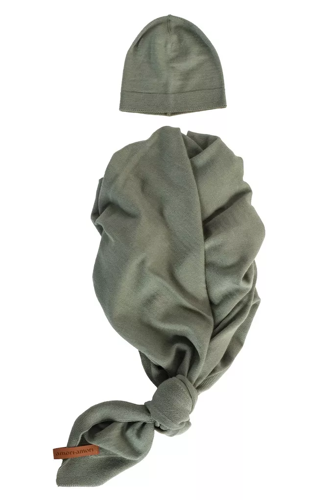 Zestaw merino amori amori Cozy kolor: oliwkowy