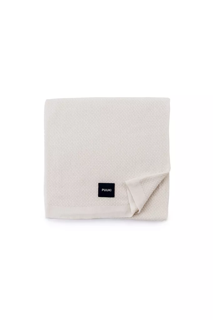 Lekki kocyk bambusowy PUUKI (Poofi) mgiełka 85x85 kolor: cappuccino
