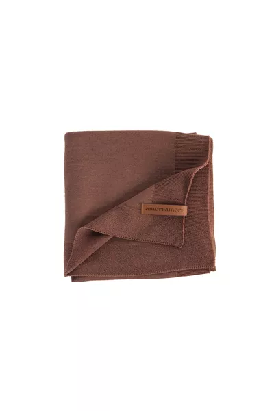 Kocyk merino amori amori Cozy 85x85 kolor: terrakota