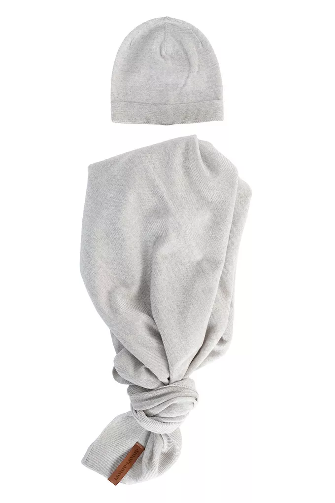 Zestaw merino amori amori Cozy kolor: beżowo-szary