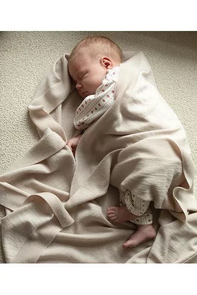 Kocyk merino amori amori Cozy 85x85 kolor: piaskowy