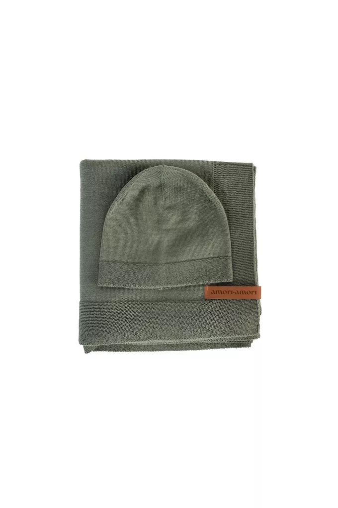 Zestaw merino amori amori Cozy kolor: oliwkowy