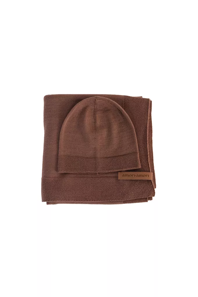 Zestaw merino amori amori Cozy kolor: terrakota