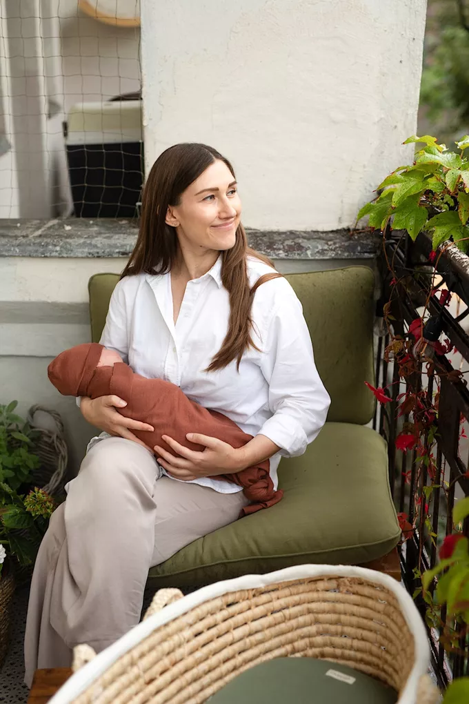 Zestaw merino amori amori Cozy kolor: terrakota