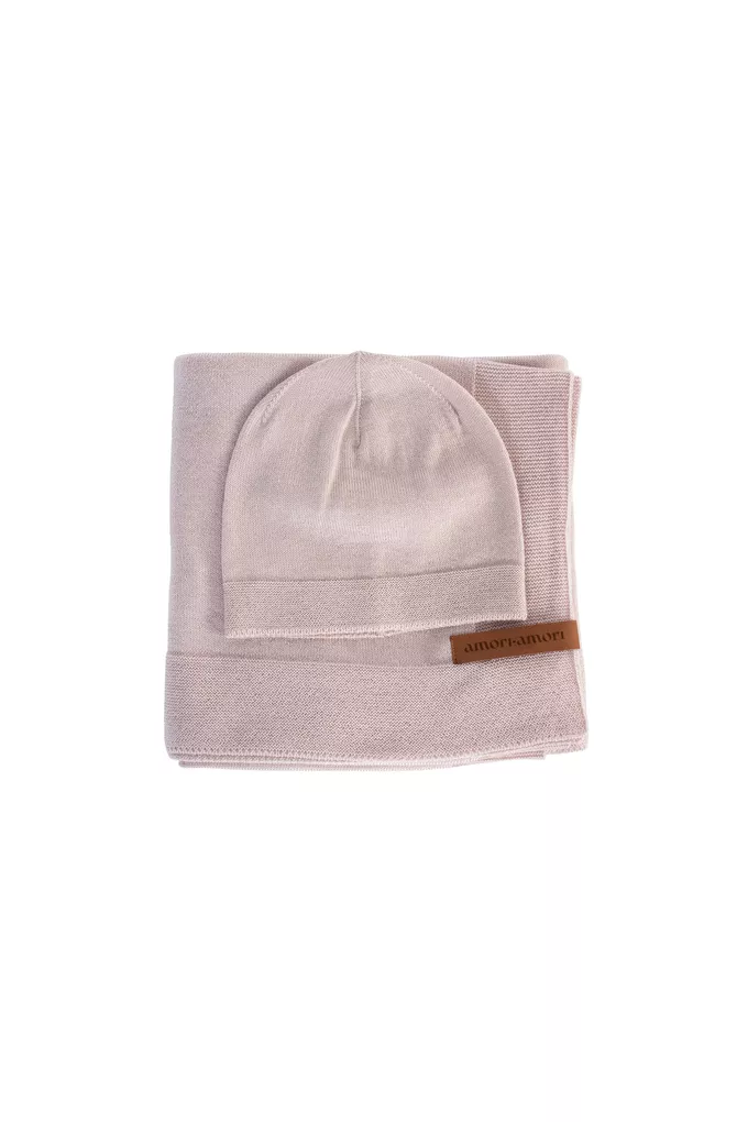 Zestaw merino amori amori Cozy kolor: delikatny róż