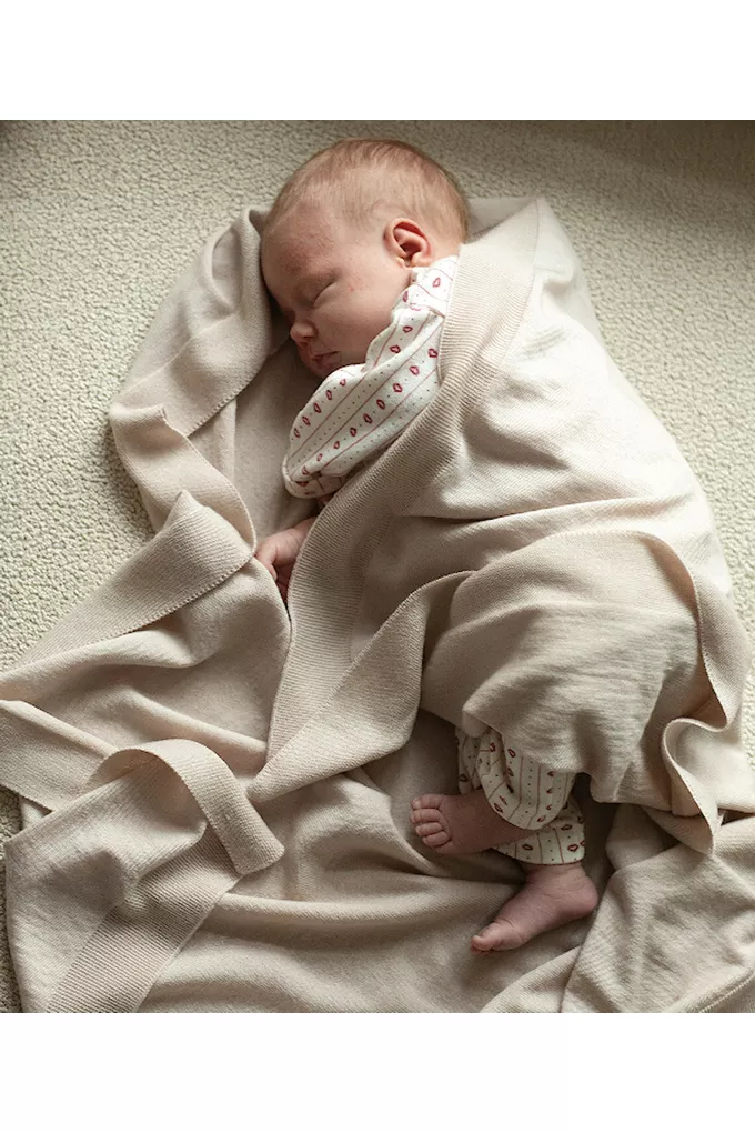 Kocyk merino amori amori Cozy 85x85 kolor: piaskowy