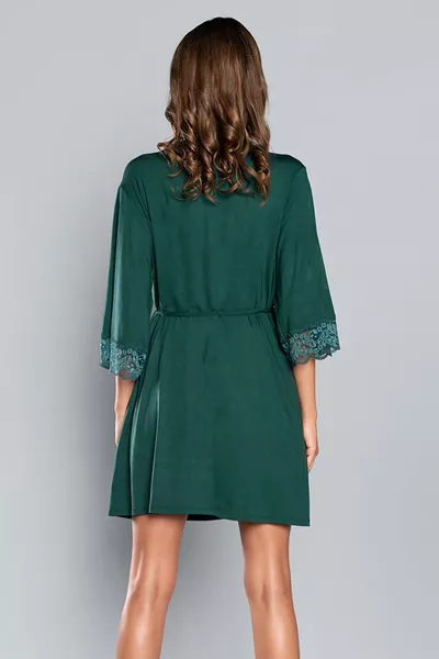 Elegancki szlafrok damski Italian Fashion Samaria rękaw 3/4