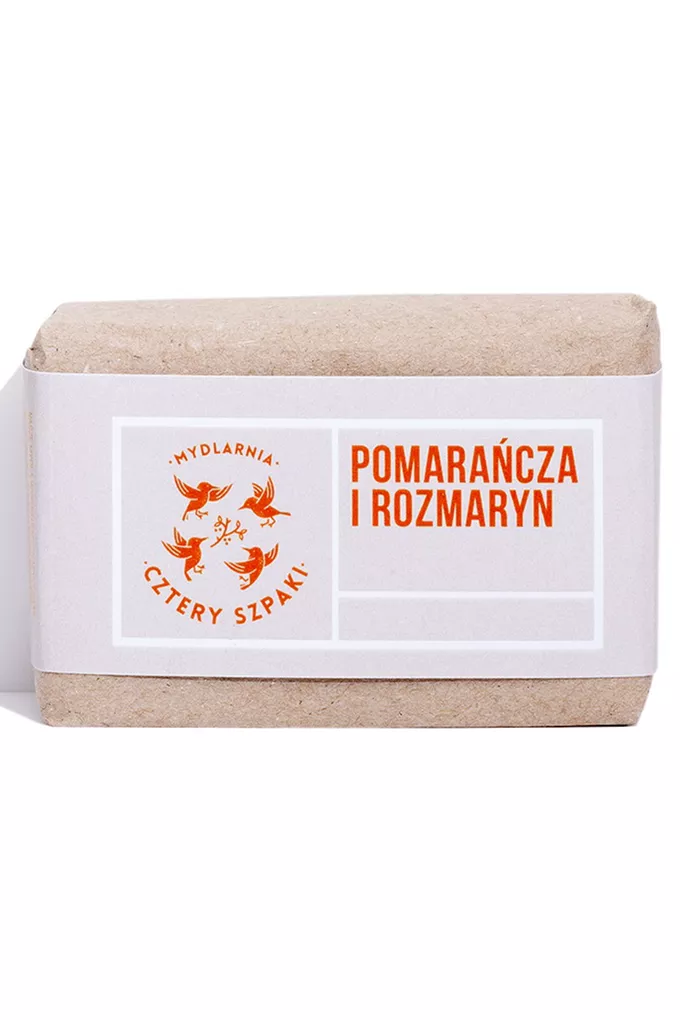 Mydlarnia Cztery Szpaki Mydło Pomarańcza i Rozmaryn