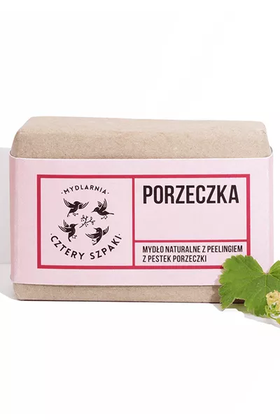 Mydlarnia Cztery Szpaki Mydło Porzeczka - peelingujące