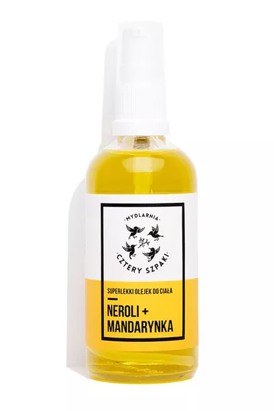Superlekki olejek do ciała Neroli + Mandarynka Mydlarnia Cztery Szpaki