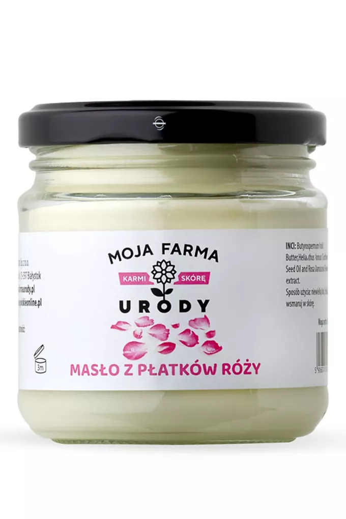 Moja Farma Urody Masło do ciała z Płatków Róży