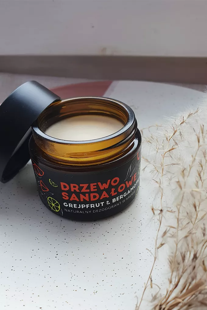 Mglife Drzewo sandałowe grejpfrut &amp; bergamota naturalny dezodorant w kremie