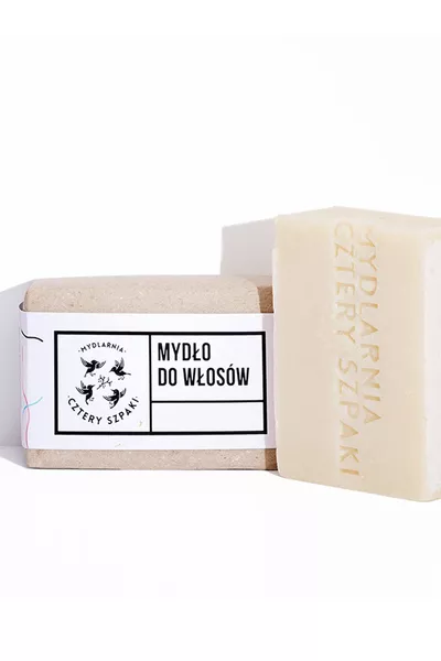 Mydło do włosów z olejem rycynowym Mydlarnia Cztery Szpaki