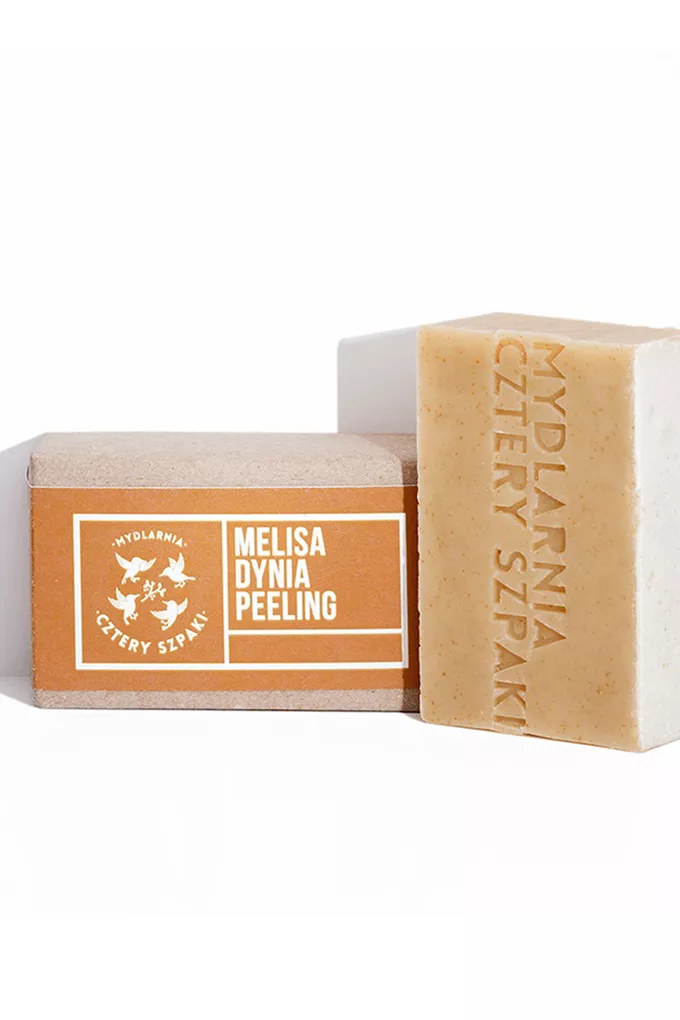 Mydlarnia Cztery Szpaki Mydło Melisa Dynia Peeling