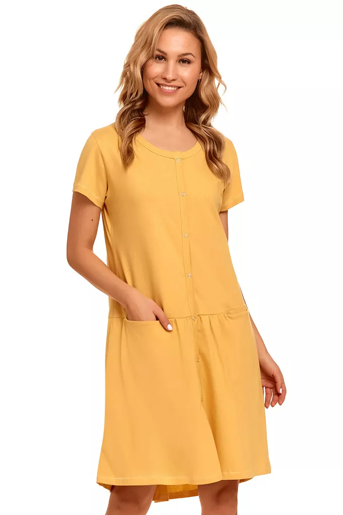 Koszula do karmienia, ciążowa Doctor Nap TCB.9445 - Rozmiar: XL, Kolor: honey