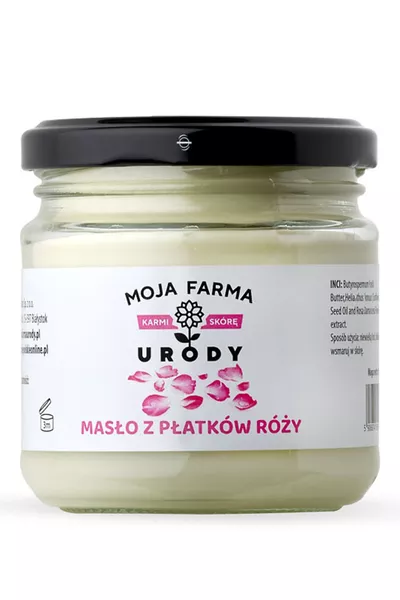 Moja Farma Urody Masło do ciała z Płatków Róży