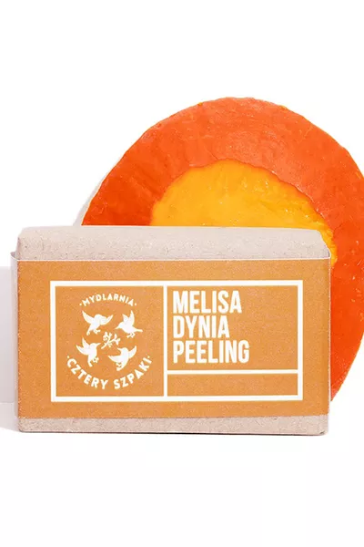 Mydlarnia Cztery Szpaki Mydło Melisa Dynia Peeling