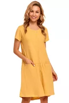 Koszula do karmienia, ciążowa Doctor Nap TCB.9445 - Rozmiar: XL, Kolor: honey
